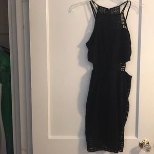 Knee Length Express Side Cutout Dress